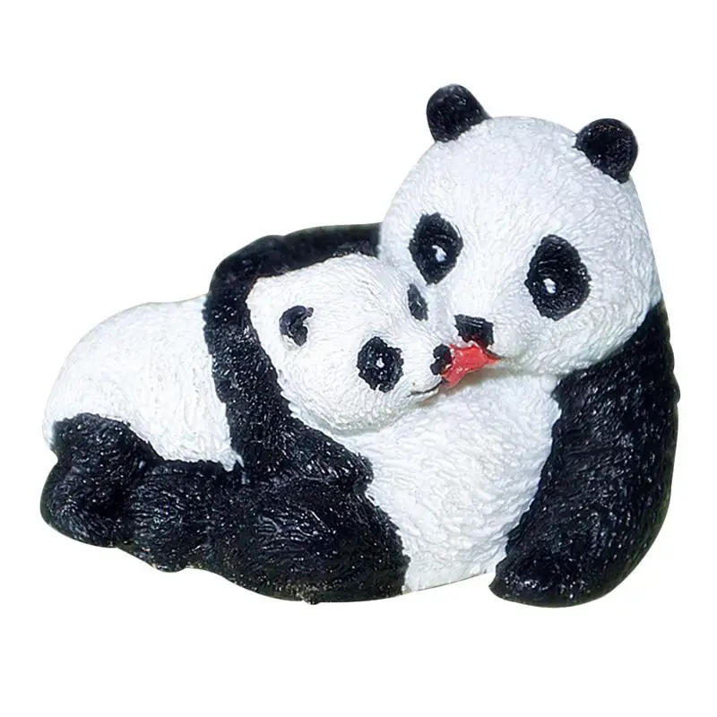 

Resin Mini Panda Jewelry Micro Landscape Sculpture Decoration Gardening Micro-Landscape Simulated Life-like Panda Small Ornament