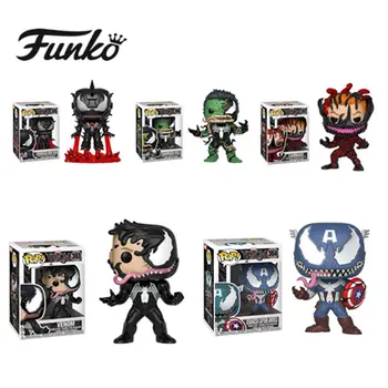 

FUNKO POP Official Venom Eddie Iron Man Captain America Hulk Theme Vinyl Action Figure Gift For Movie Fans Star Model Cllection