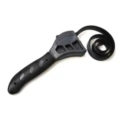 500 мм Универсальный ключ резиновый ремешок Многофункциональный Черный Ключ разводной ключ для любого Форма открывалка инструмент