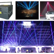 Кейс+ RGB 10 Вт Лазерный событие световое шоу лучевой прожектор лазерный вечерние этап концерт диджея вечерние свадебные театр дискотека проектор