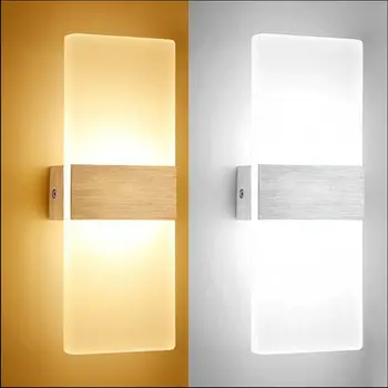 

LED Acrylic Crystal Wall Lamp Hallway Light 6W/12W Sconce Lights Indoor Lighting Decoration for Home Bar Hotel