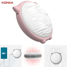 Конка с милой совой KH-NS05 2 в 1 Нескользящая грелка для рук usb Перезаряжаемые 5000 mAh Мощность банк Кемпинг Портативный Карманный обогреватель розовый цвет