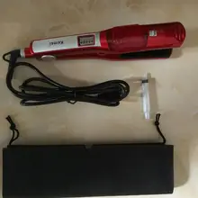 Паровой выпрямитель для волос KeMei брендовая Паровая расческа выпрямители Автоматическая Прямая кисть для волос паровой плоский утюг