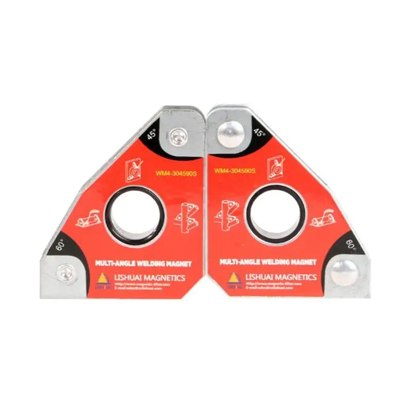 

2pcs Multi-angle Nd-Fe-B Magnetic Welding Holder Welder Fixture Magnet Clip