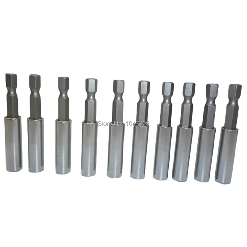 10pcs Hex Shank Screwdrivers Bit Set /& Magnetic Screwdriver Head Socket Holder