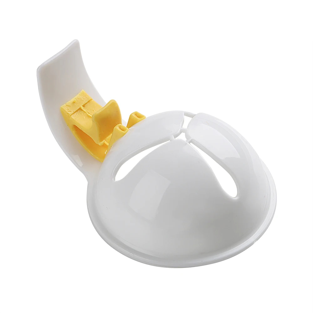 Пластиковый шеф-повара обеденный гаджет для приготовления пищи белый желток просеивание с силиконовым фиксированным крючком домашний кухонный инструмент сепаратор яиц