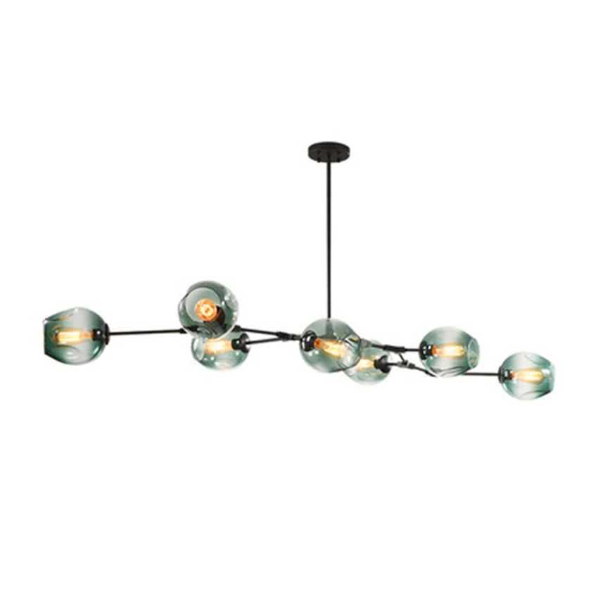 

Modern LOFT Glass LED Pendant Light Nordic Dining Room Kitchen pendant lamps Light Designer Hanging Lamps Avize Lustre Lighting