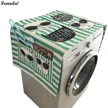 Стиральная машина барабанного типа крышка мультфильм животных пылезащитный узор Чехлы многоцветные квадратные