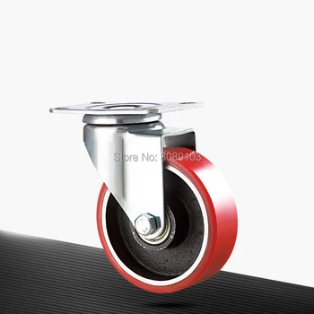 

3 inch 4 inch 5 inch cast iron rotating plate caster wheel for gate heavy duty caster