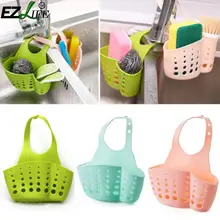 SAE Fortion Portable Basket Kitchen Hanging Drain Basket Bag Bath Storage Tools Sink Holder Kitchen Accessory