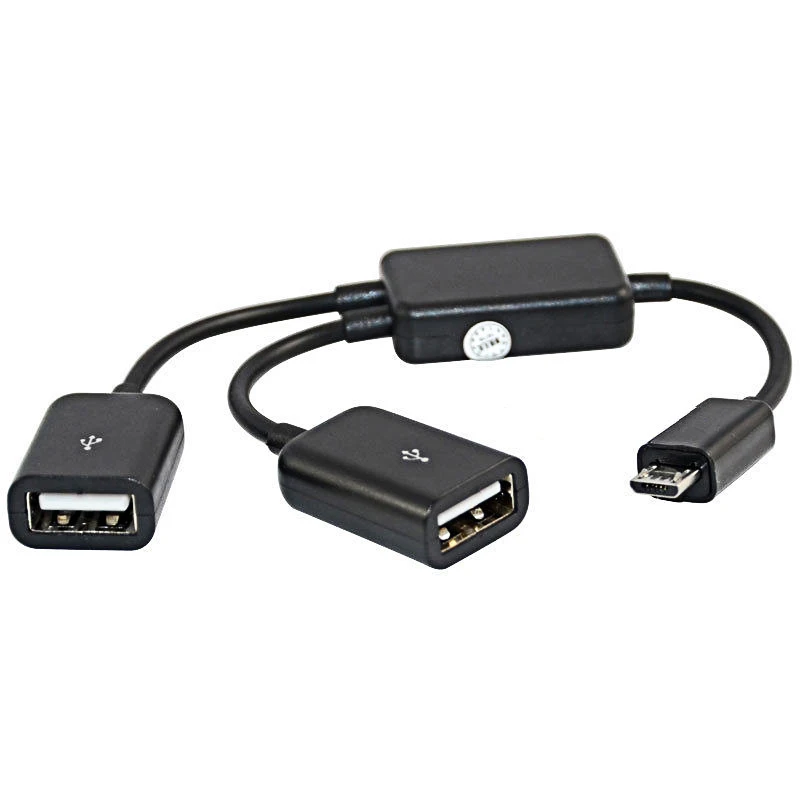 Micro USB/type C до 2 OTG двухпортовый концентратор кабель Y разветвитель Micro-usb type-C адаптер конвертер для планшета Android Мышь Клавиатура