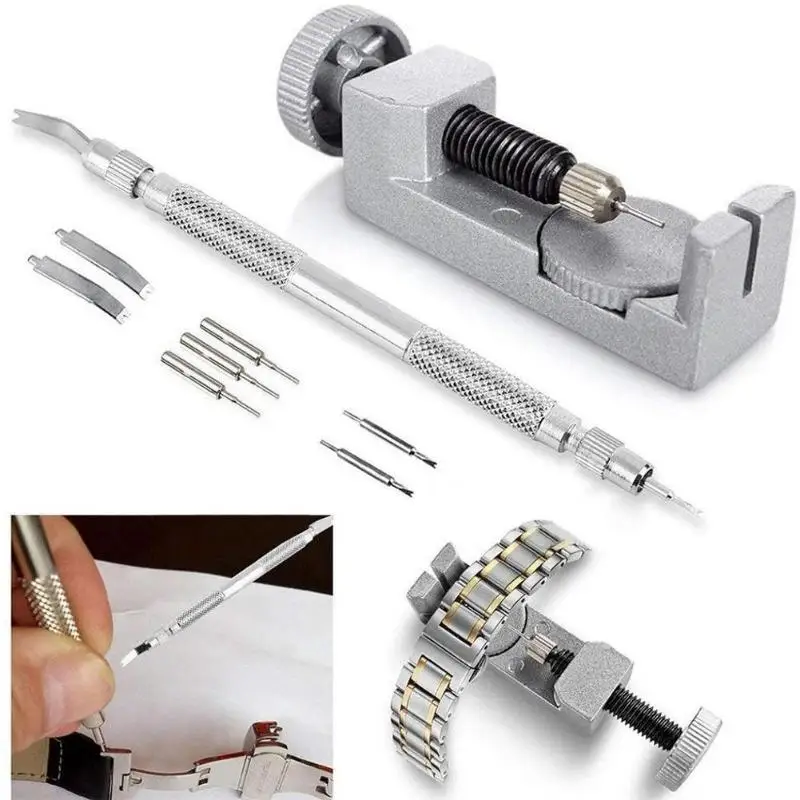 

9pcs Watch Band Link Adjust Slit Strap BraceletPin Remover Repair Tool