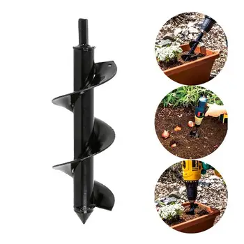 

Hexagonal Drill Bit Twist Drill Gardening Auger Bits For Planting Bedding, Seedlings Short Rod Plant 25*8CM / 30*8CM