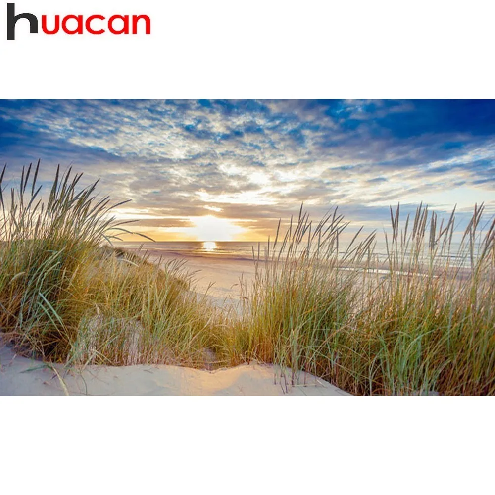 

HUACAN 5D Diamond Painting New Arrivals Landscape Mosaic Diamond Embroidery Sale Full Square DIY Picture Of Rhinestone Scenery