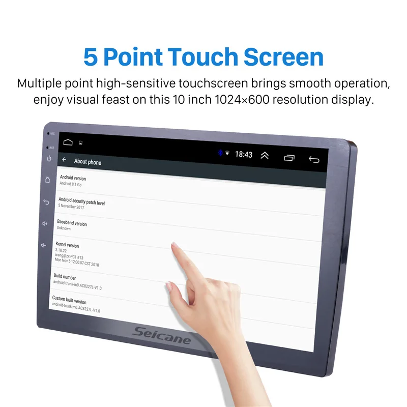  Seicane high Version Universal RAM 2GB+ ROM 32GB Android 8.1 2Din Car Radio GPS Multimedia Unit Pla