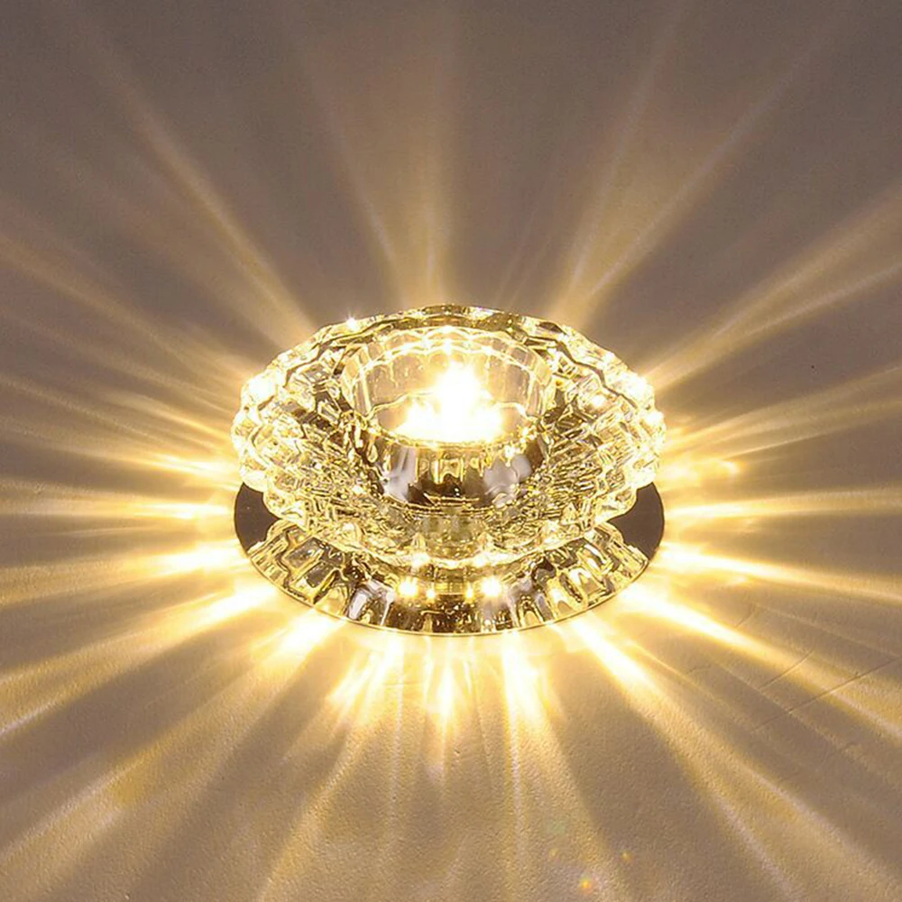 

Crystal LED Ceiling Light Aisle Lights Corridor Entrance Hall Lamp Ceiling Living Room Fixture Lighting Hallway Ceiling Lights