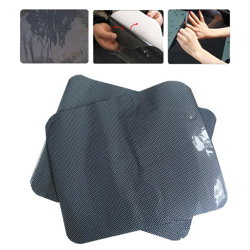 

4pcs Electrostatic Car Side Windshield Sunshade Stickers Cover Adhesive Sun Shade Potector Anti Sun UV Sun Visor Car Accessories