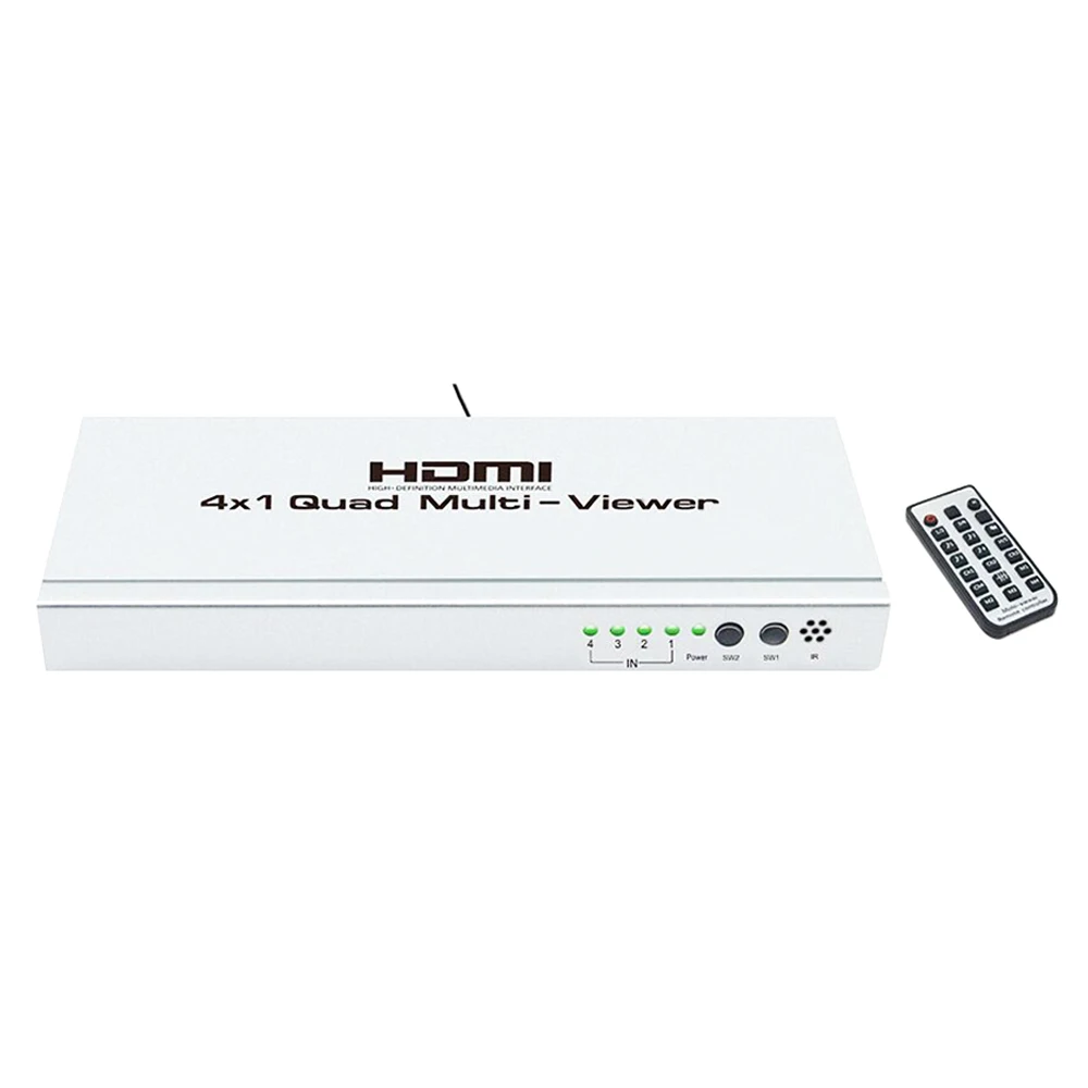 HOT 4K хаб коммутатор 4x1 Quad мульти просмотра высокой четкости экран сегментации