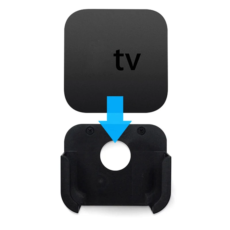 Настенный кронштейн Подставка держатель чехол для Apple TV 4 го поколения медиаплеер