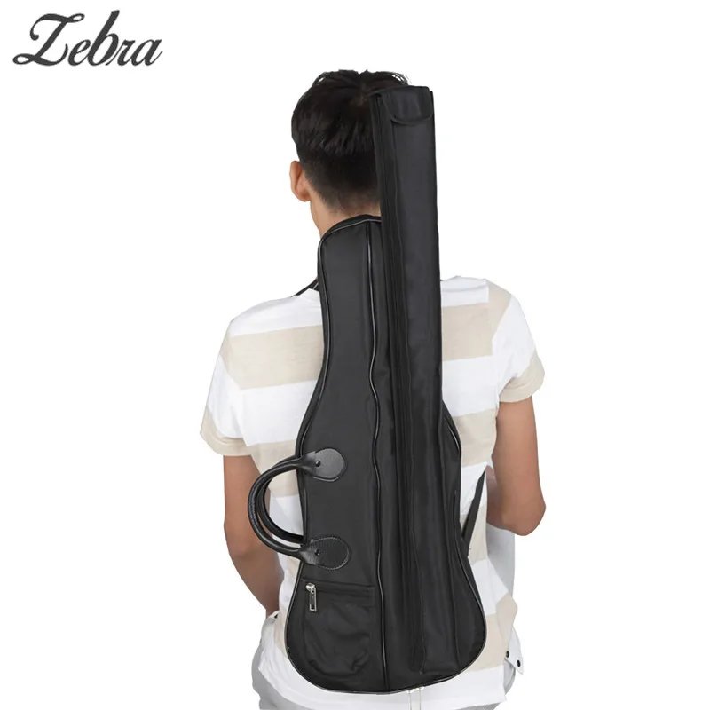 Zebra 2Pcs 3/4 4/4 Violin Bag Soft Large Capacity Waterproof With Bow Bag Violin Protection