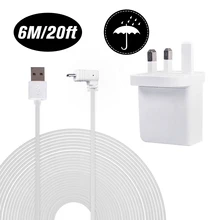 Адаптер питания(5 В/2 а) с 20ft/6 м Всепогодный кабель совместим с Blink XT домашняя камера и для Blink домашняя камера