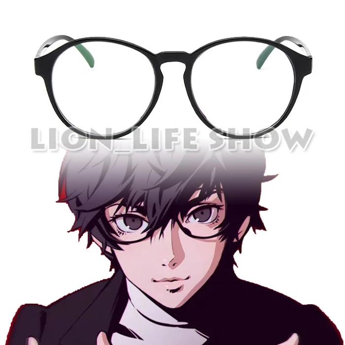 ペルソナ5ジョーカー来栖暁黒ラウンドメガネコスプレアクセサリー Accessories Accessories Accessories Cosplayaccessories Glasses Aliexpress