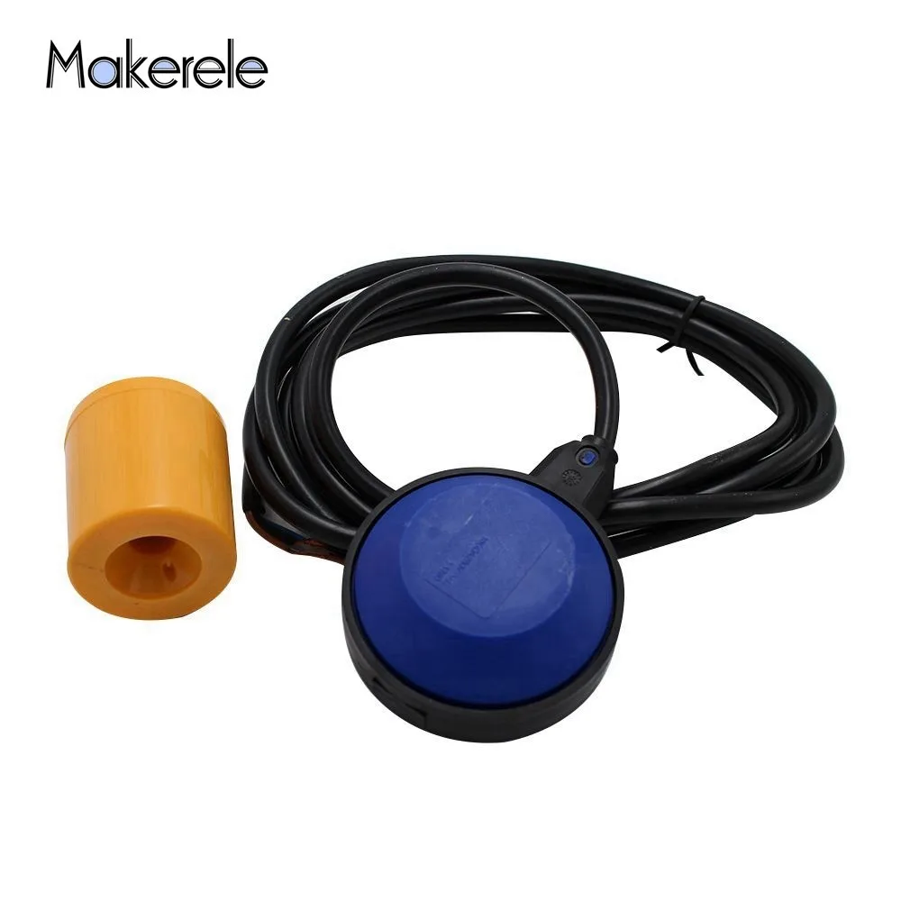 

MK-CFS04 Cable Float Level Sensor Switch 3 meter yellow color float PVC cable Water Level Controller Square Shape