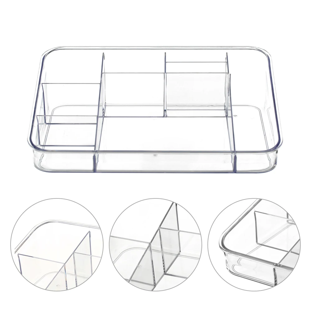 

Clear Plastic Cosmetic Storage Box Makeup Palette Organizer Desktop Storage Holder For Cosmetics Organizer Storage Drawers