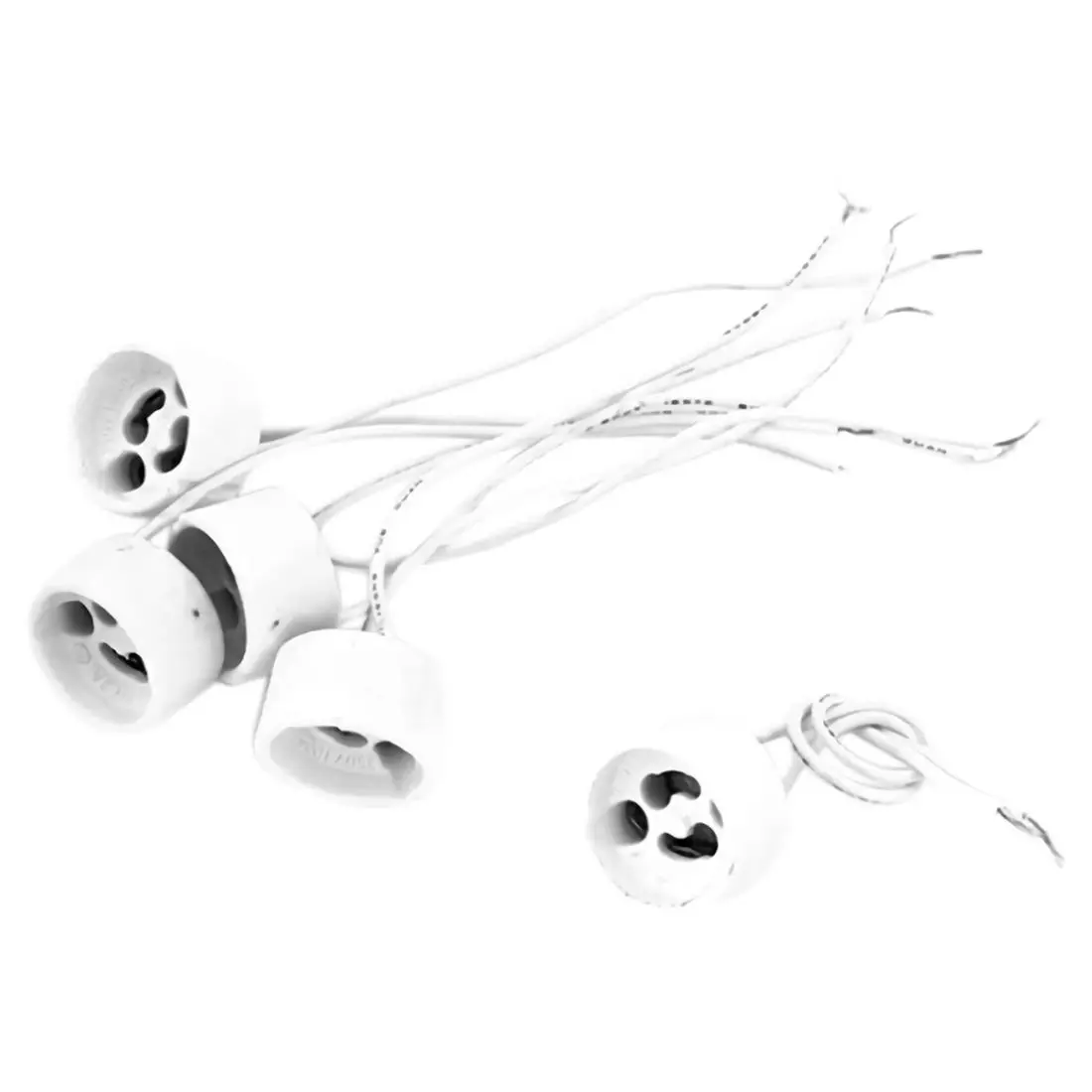 

30 Socket GU10 Porcelain Socket LED lamp with line