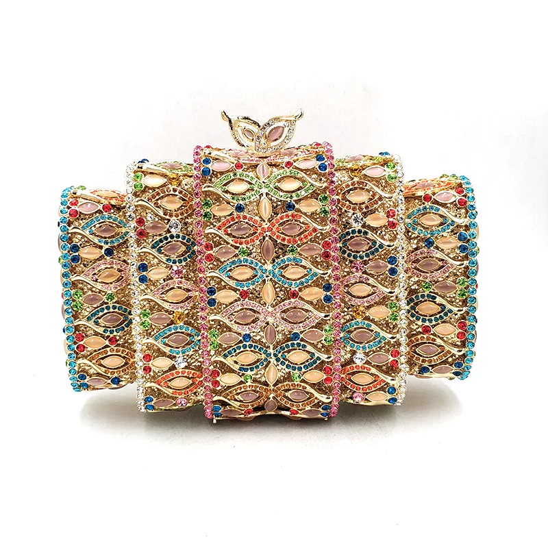 

Новейшие кошельки Нигерии для свадебной вечеринки, женская вечерняя сумка с янтарным камнем и бриллиантами, роскошные клатчи, элегантные кошельки с кристаллами