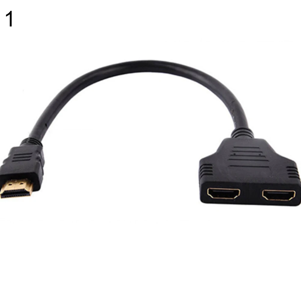 1 шт. 2 порта HDMI 1080P папа мама в разветвитель кабель адаптер конвертер| |