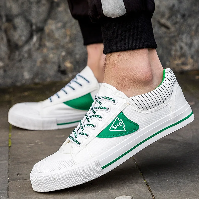 

Summer Small Man Canvas Male Shoes. Shoes Tide Student Plate Factory Home Wholesale 6675-ALEX