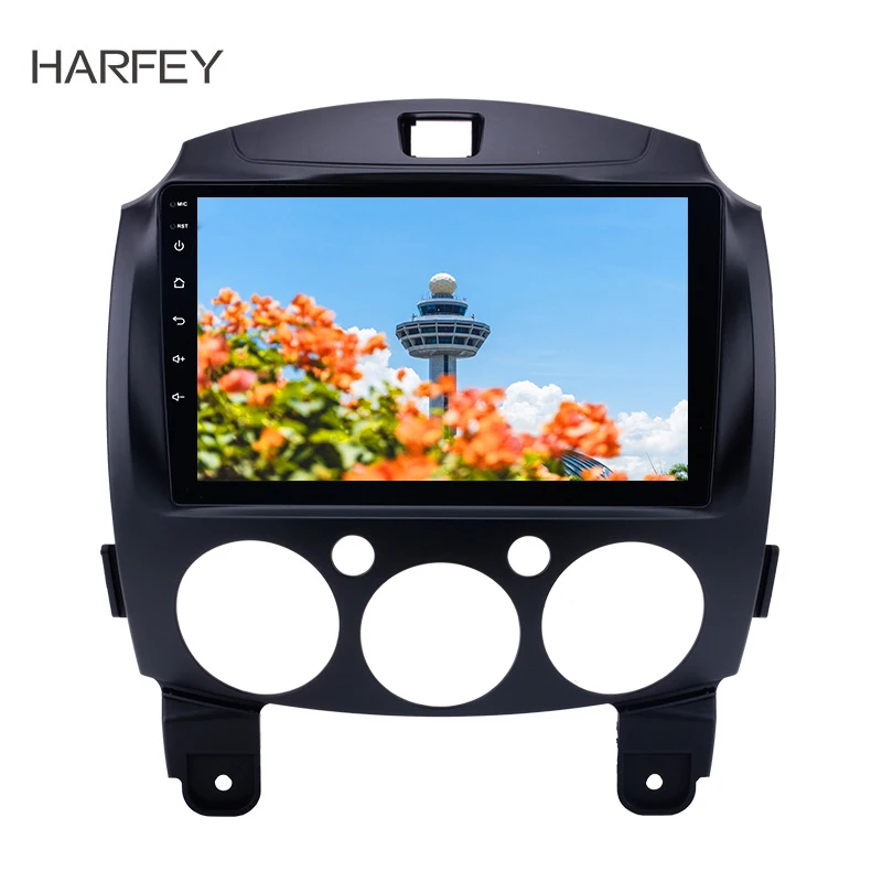 

Harfey Radio GPS Navigatio Android 8.1 9" for 2007-2014 MAZDA 2/Jinxiang/DE/Third generation with Bluetooth USB WIFI OBD2 DVR