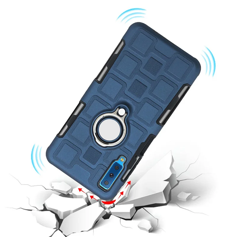 3 в 1 чехол броня для Motorola Moto E4 G4 G5 G5S G6 C E5 Plus Play 360 Вращение Зажим ремня подставка