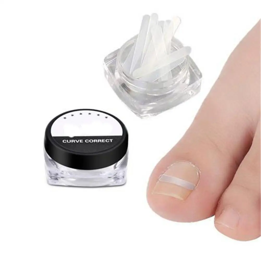 

10PCS/Box Ingrown Nail Art Correction Sticker Paronychia Fixer Recover Toenail Elastic Patch Corrector Foot Care Pedicure Tool
