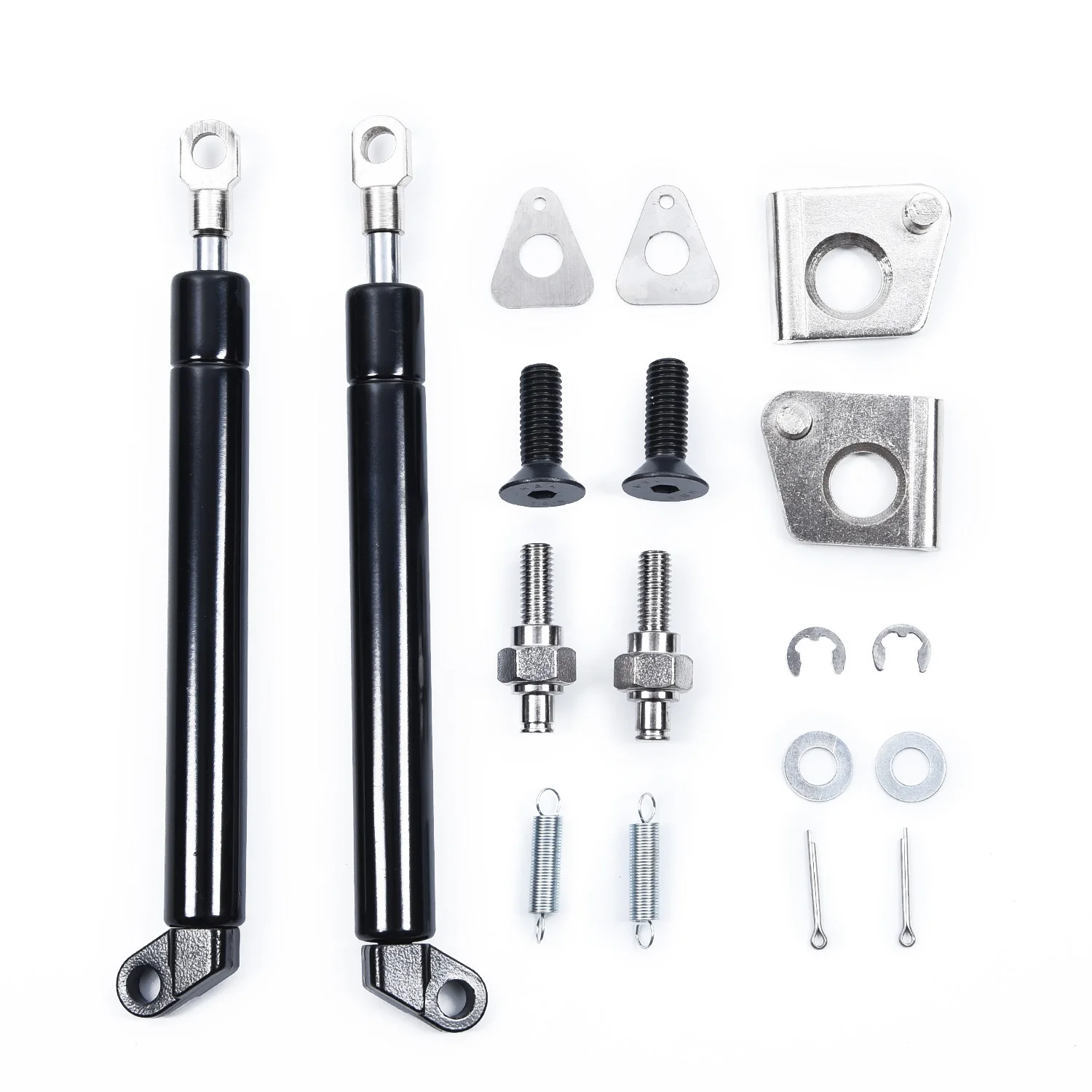  2pcs 195mm Car Rear Tailgate Slow Down Lift Strut Kit Black For Ford Ranger T6 2012-2016 Auto Rear 