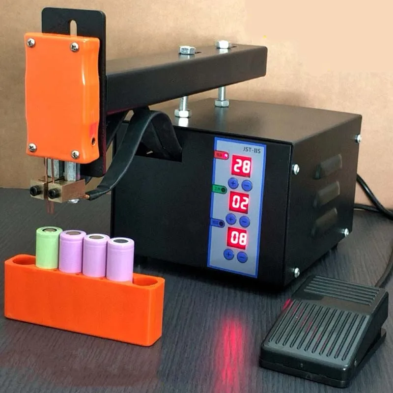 

220V 3000W Battery Spot Welding Machine Portable Extended Arm Welding Device Pulse Current Display Equipment Welders Tools