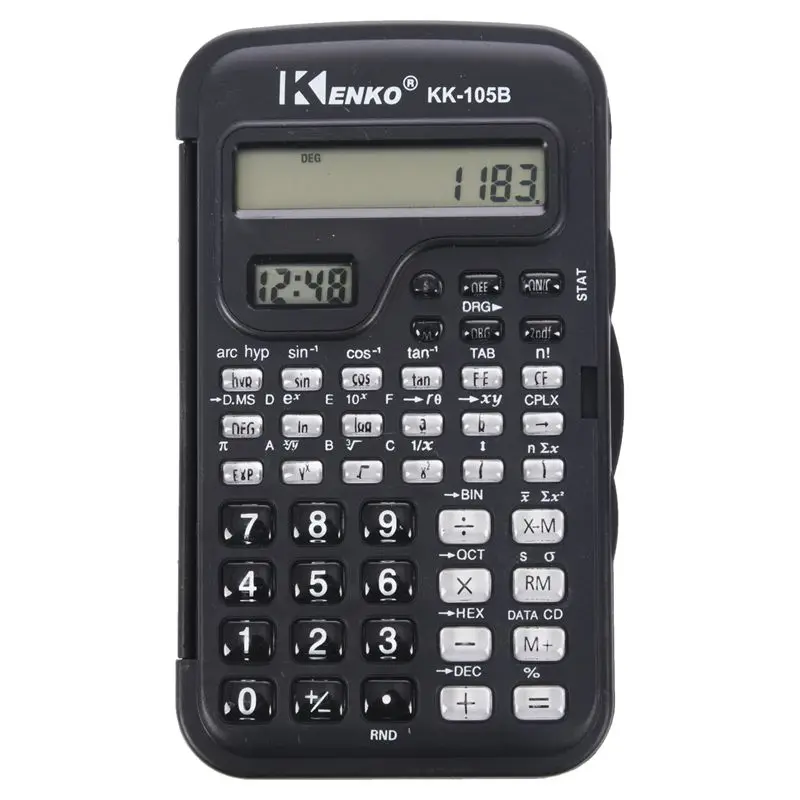 

KENKO Student Electronic 10 Digits Scientific Calculator Calculator with Clock