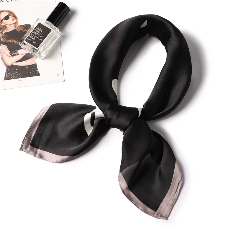 2019 New Women's Silk Scarf Square Soft Shawls Wraps Fashion Print Small Office Scarf Hair Scarf Hijab Foulard Bandana Headscarf 2019 New Women's Silk Scarf Square Soft Shawls Wraps Fashion Print Small Office Scarf Hair Scarf Hijab Foulard Bandana Headscarf