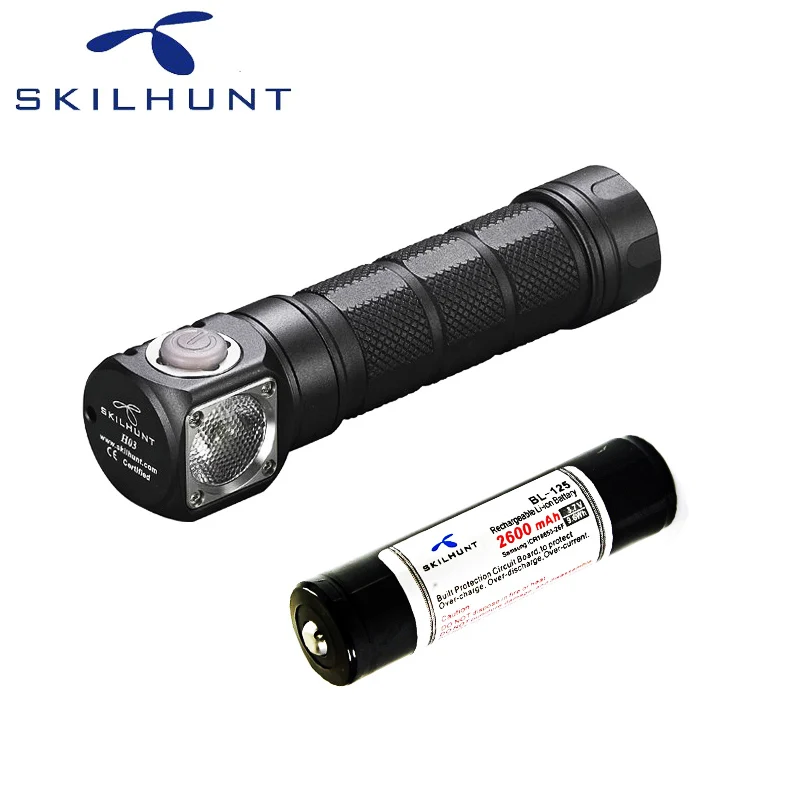 Skilhunt H03 светодиодный фонарь Frontale CREE XML 2 U4 1200Lm налобный для охоты рыбалки включая
