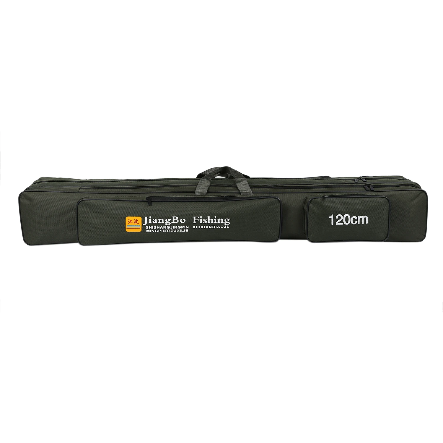 

JIANGBO Fishing Bag,Fishing Rod Bag,Fishing Gear Organizer,120Cm fishing Rod Case Carrier Bag Tackle Bag 3 Layer