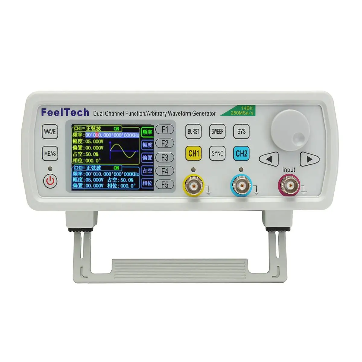 

FY6600 Digital 12-60MHz Dual Channel DDS Function Arbitrary Waveform Signal Generator Frequency Meter
