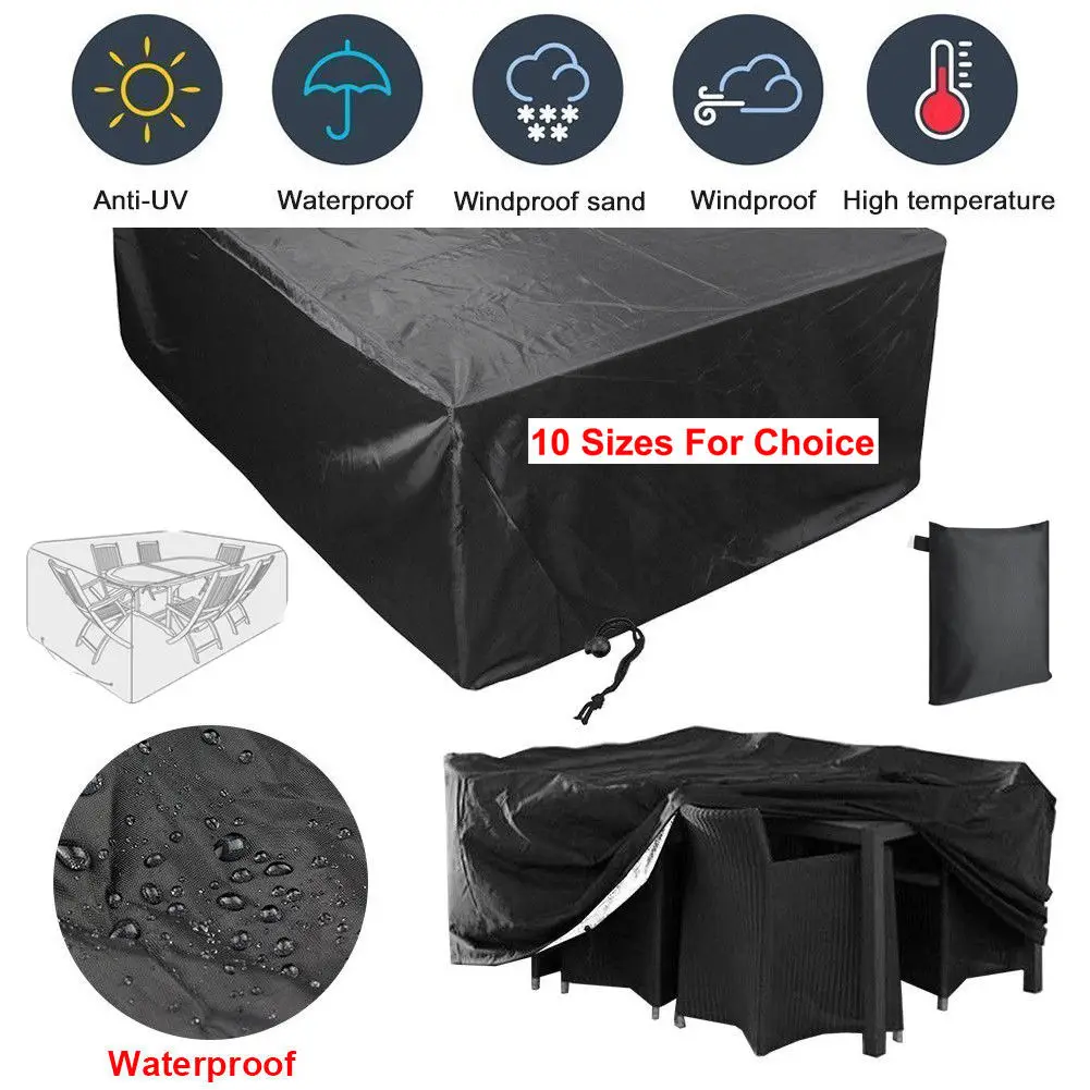 Brand New Waterproof Sun Rain Lounge Chair Dust Covers Oxford Outdoor
