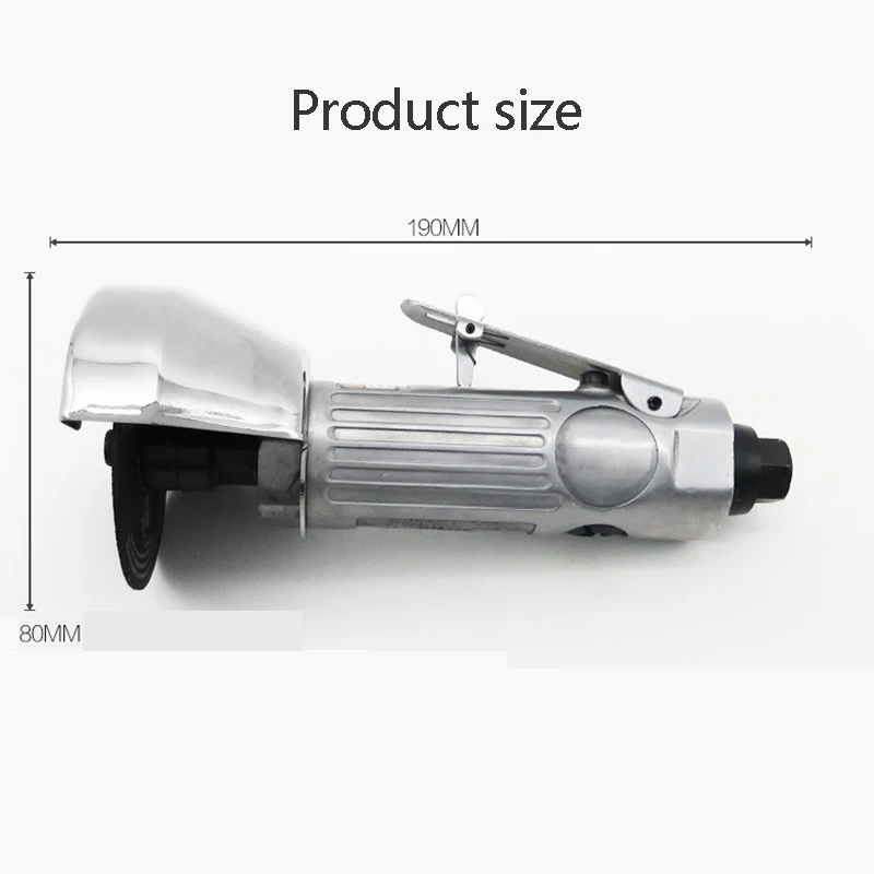  3 Inch High-Speed Pneumatic Angle Grinder With Disc Polished Piece And Pvc Handle For Machine Polis