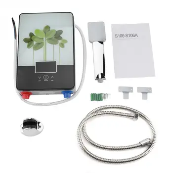 

6500W Instant Tankless Water Heater Electric Hot Faucet Kitchen quick Heating Tap Shower Watering Heaters Bathroom