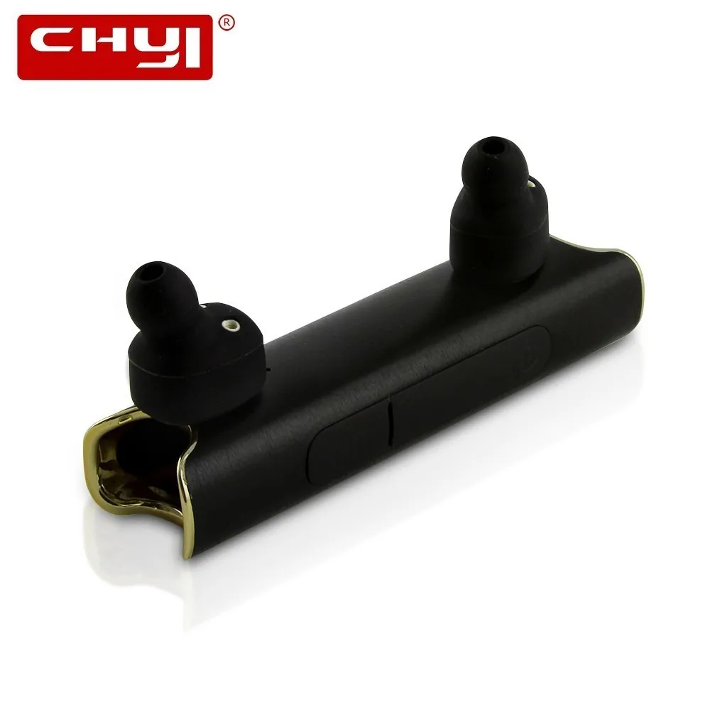 CHYI беспроводные наушники Bluetooth с зарядной коробкой Hi Fi спортивные bluutooth для IPhone