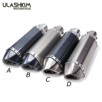 

UNIVERSAL MOTORCYCLE EXHAUST muffler ESCAPE DIRT BIKE SCOOTER for most motorbike
