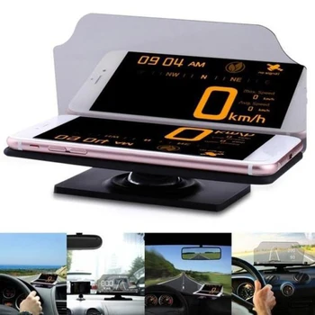 

Car bracket Head Up Display HUD Holder Windshield Mobile Phone GPS Navigation Image Reflector for mobilephone GPS car holder