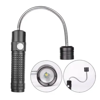 

Lot Multifunction 3 Mode 3 in 1 Rechargeable Micro USBCharging COB + LED Flashlight Torch