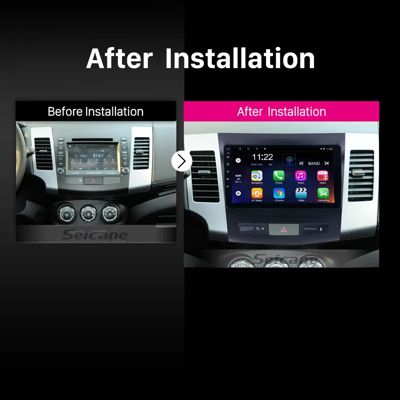 Perfect Seicane Android 7.1/8.1 Car Multimedia Player for 2006-2014 MITSUBISHI Outlander 9 inch GPS Navi Radio Support Backup camera DVR 5 Perfect Seicane Android 7.1/8.1 Car Multimedia Player for 2006-2014 MITSUBISHI Outlander 9 inch GPS Navi Radio Support Backup camera DVR 5